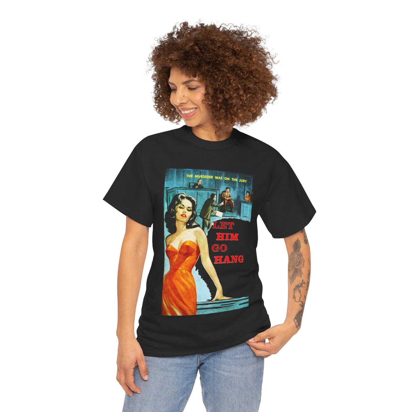 Let Him Go Hang T-shirt - Retro Au Go Go