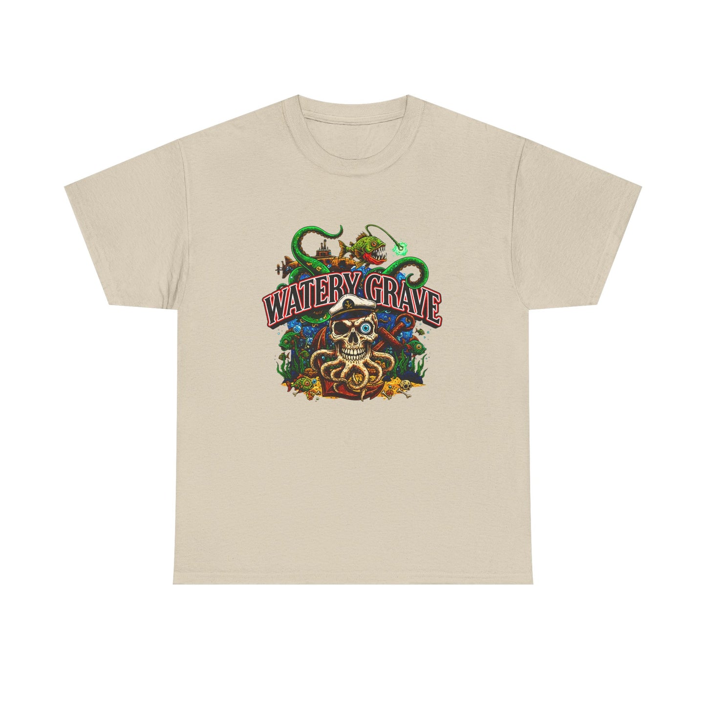 Watery Grave T-shirt - Retro Au Go Go