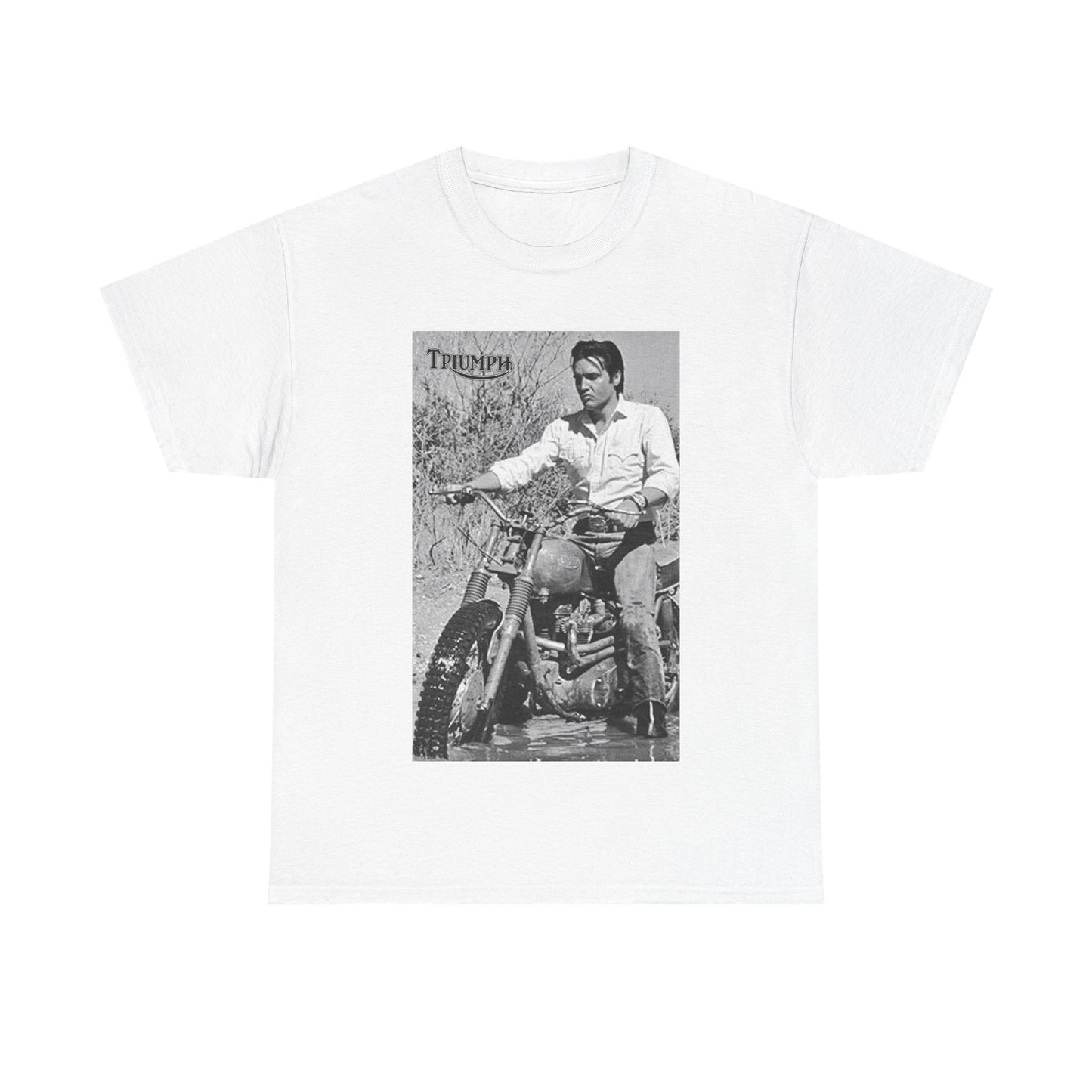 Elvis Chopper T-shirt - Retro Au Go Go