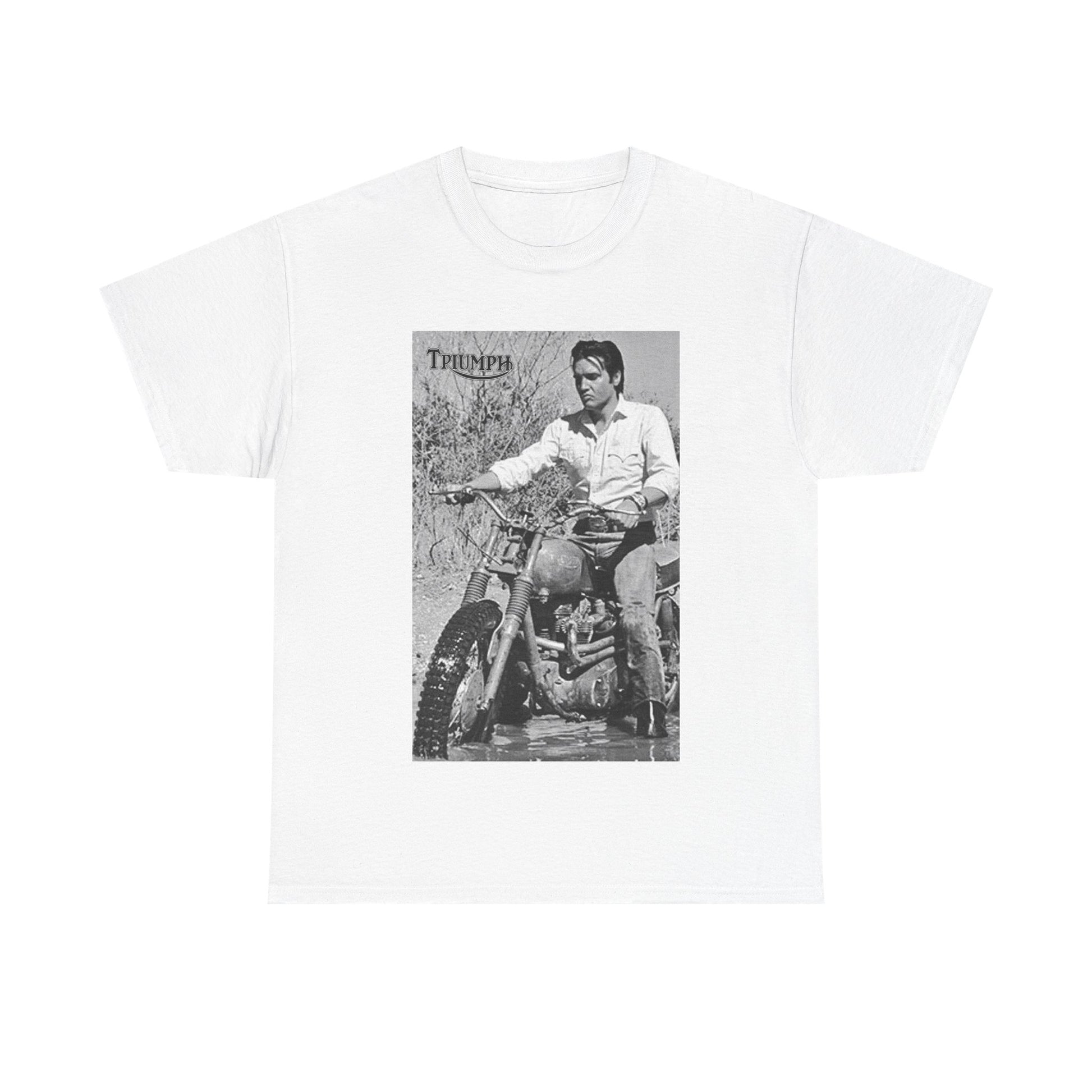 Elvis Chopper T-shirt - Retro Au Go Go