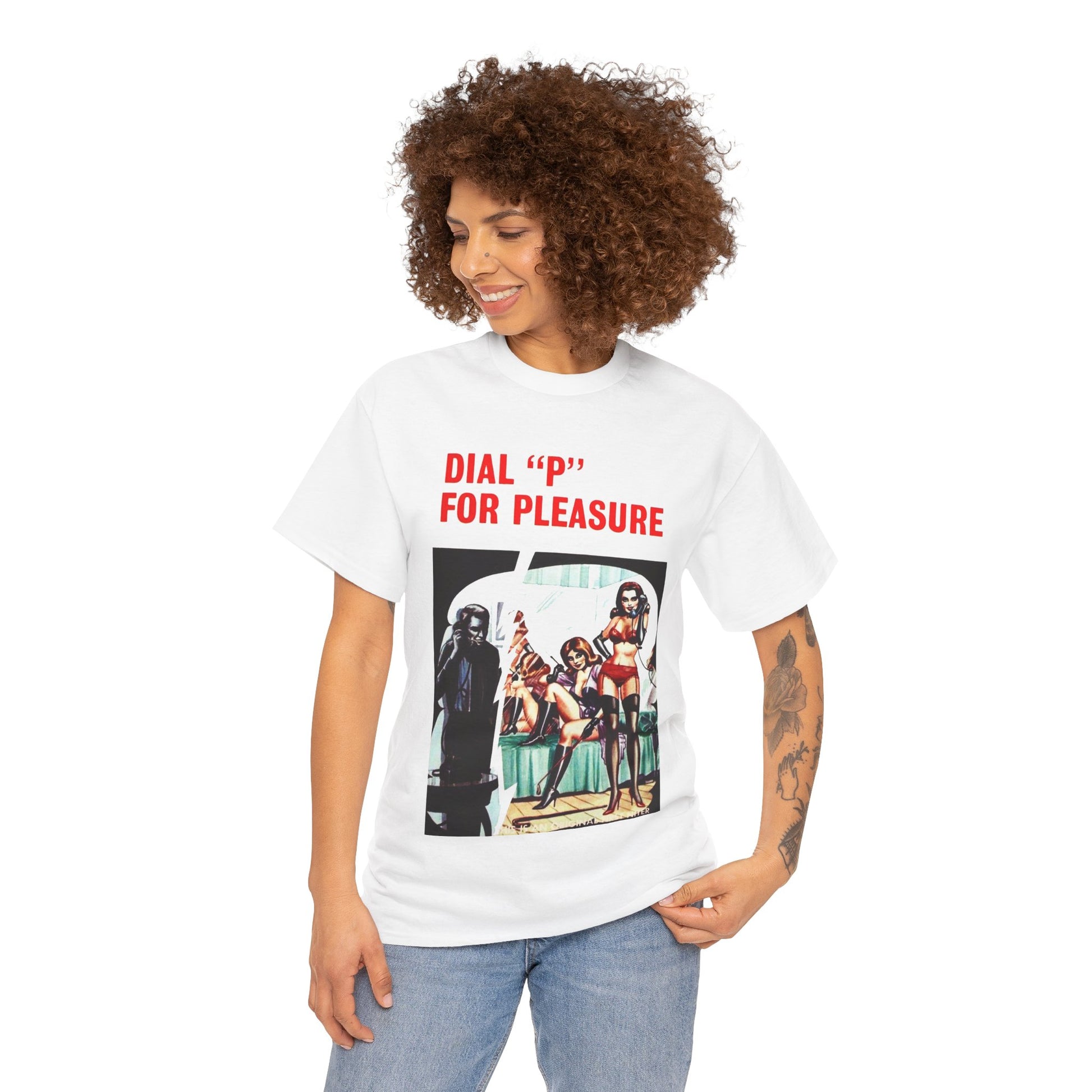 Dial "P" For Pleasure T-Shirt - Retro Au Go Go