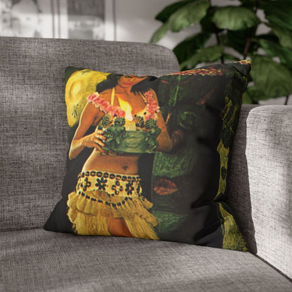 Hula Girl Kava Cushion Cover - Retro Au Go Go