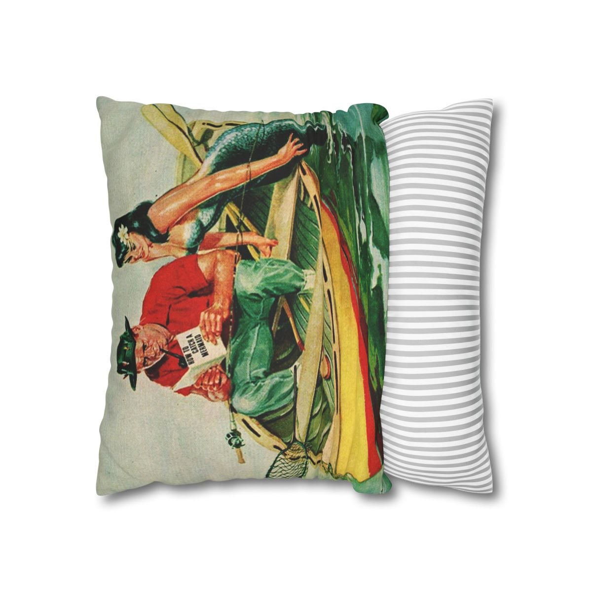 How To Catch A Mermaid Cushion Cover - Retro Au Go Go