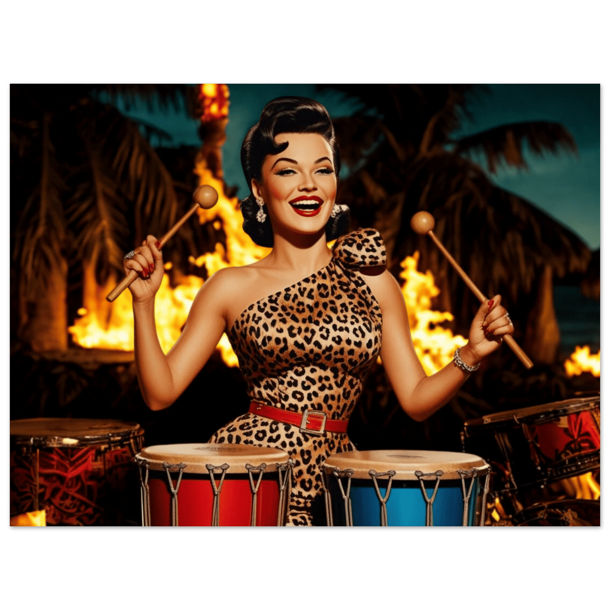 Classic Semi - Glossy Paper Poster - Retro Au Go Go
