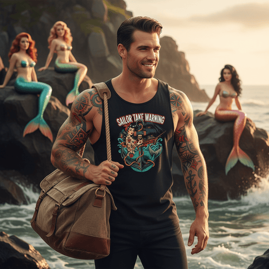 Sailor Take Warning Tank - Retro Au Go Go